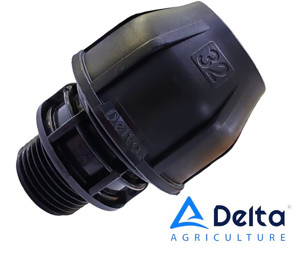 [0301] PP MALE ADAPTOR Delta PN16 20X1/2" (20X1/2")
