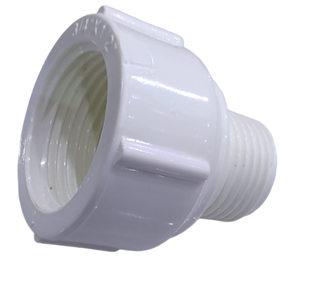 [4402] PVC ADAPTOR M/F 3/4"x1/2" (1"x1/2")